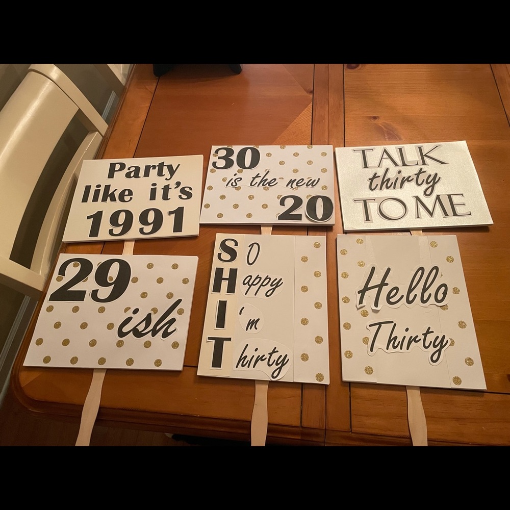 Handmade Birthday Signs